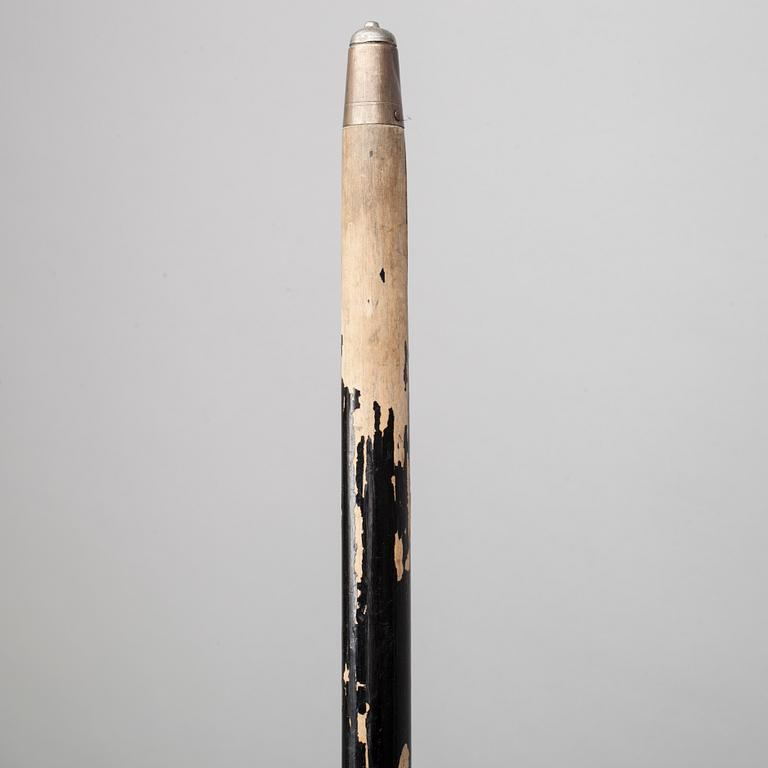 PROMENADKÄPPAR, 2 st, silverhandtag, Koivula, Viborg 1924, Kultakeskus Tavastehus 1944.