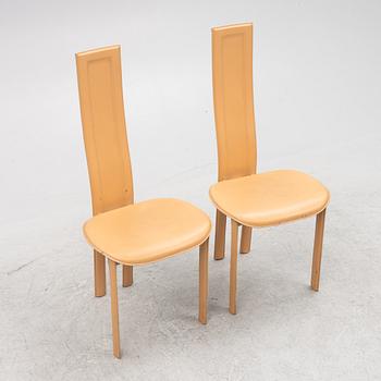 Giorgio Cattelan, chairs, 6 pieces, Italy, 1980s.