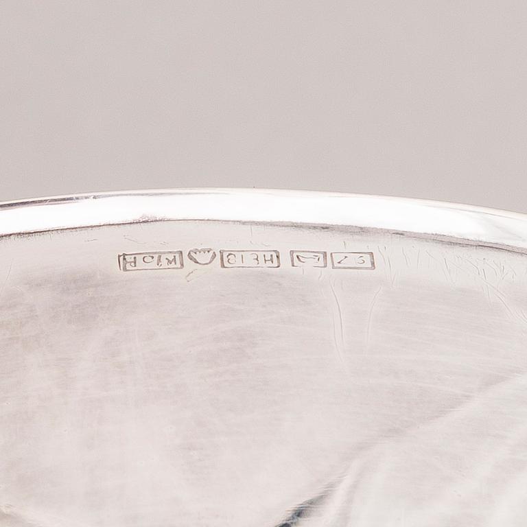 TAPIO WIRKKALA, Three silver bowls, Kultakeskus, Hämeenlinna and Hopeatehdas, Helsinki 1953-68.