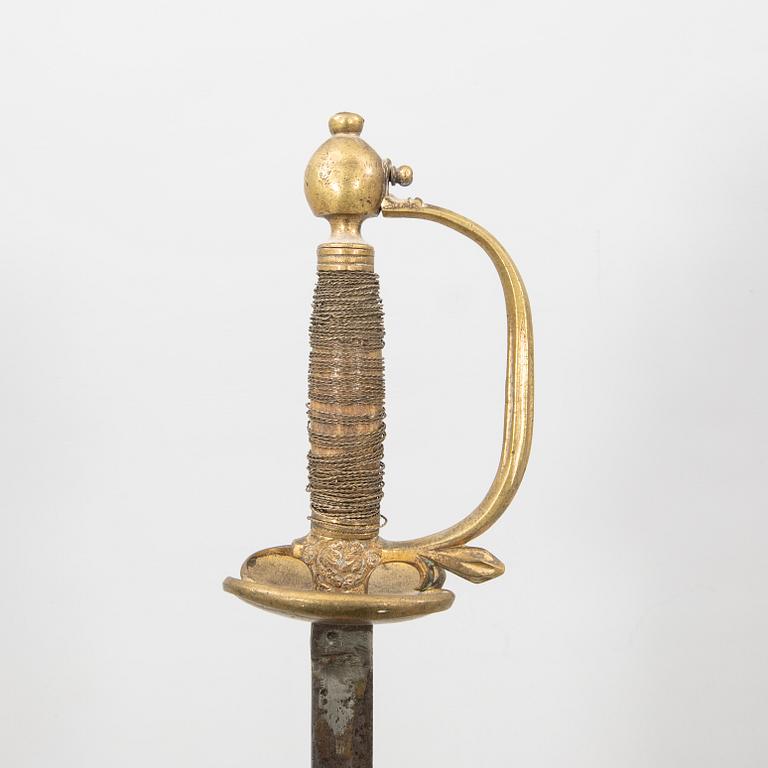 A Swedish infantry officer's sword, 1840s.