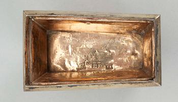 DOSA, förgyllt silver, Vasili Popov Moskva 1835, Ryssland.