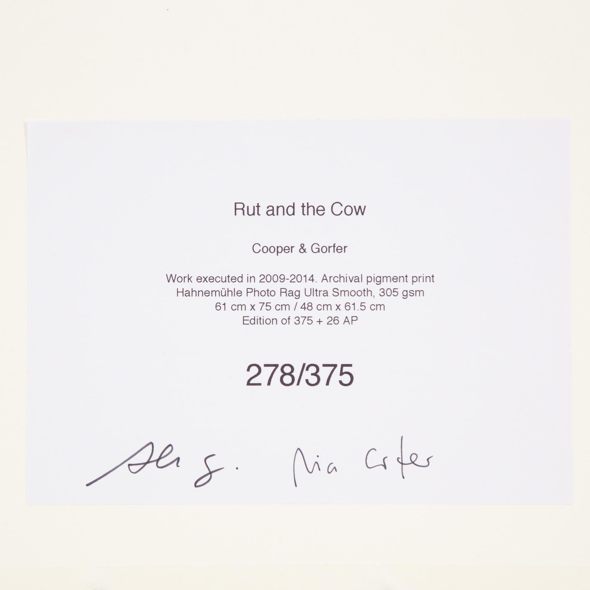 Cooper & Gorfer, "Rut and the Cow".
