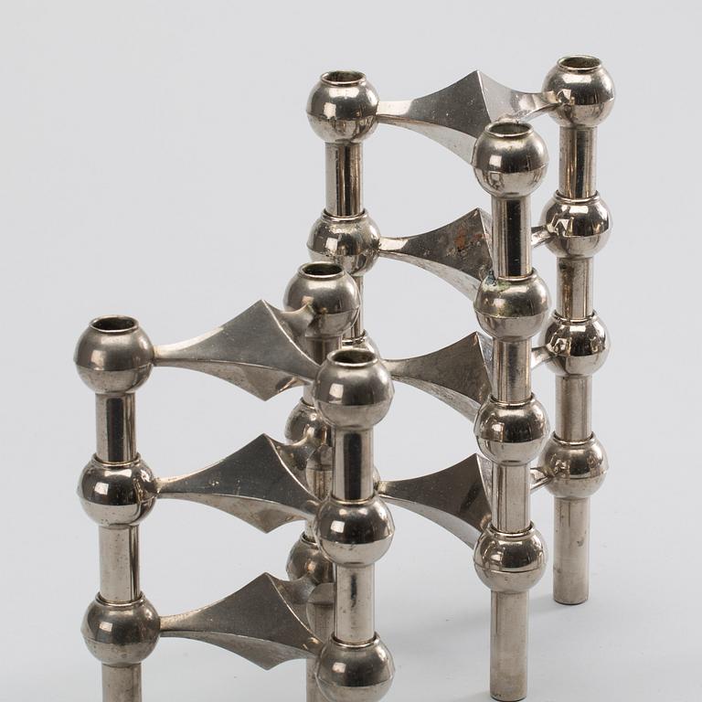 LJUSSTAKAR, 10 stycken, Ceasar Stoffi, Nagel, 1900-talets andra hälft.