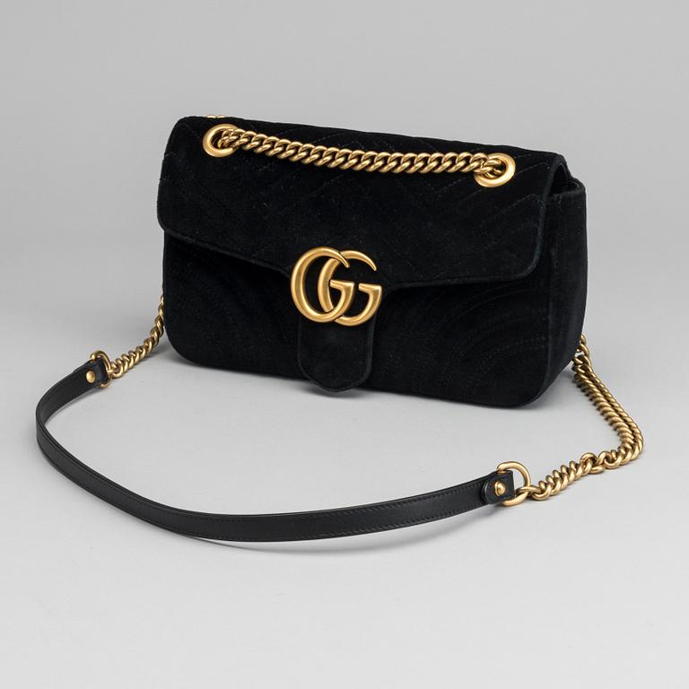 GUCCI, "Marmont Velvet Shoulder Bag".