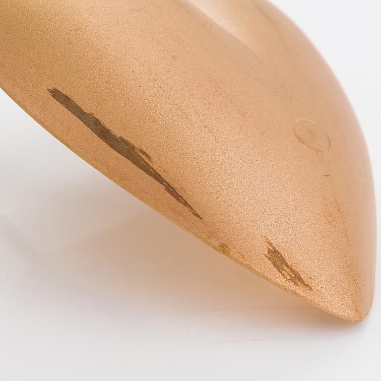 Tapio Wirkkala, a leaf shaped bowl in bronze, model TW 4, Kultakeskus. Design year 1954.