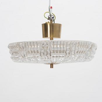 Carl Fagerlund, a ceiling light, Orrefors, 1960's/70's.