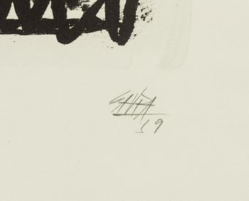 Antonio Saura, Untitled.