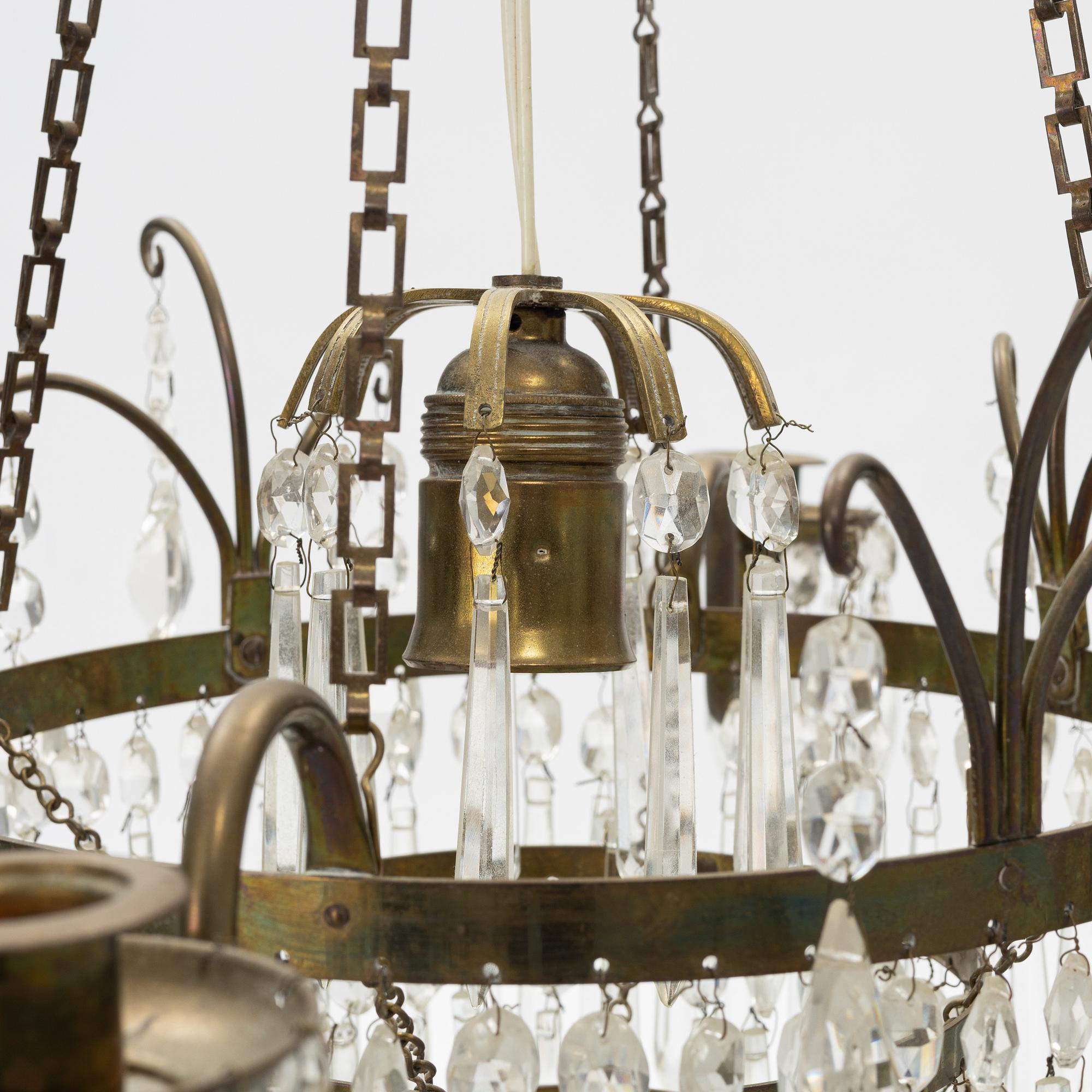 Ljuskrona, 1900-talets första hälft.