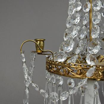 BORDSLYSTRAR, ett par, gustaviansk stil, 1900-talets mitt.