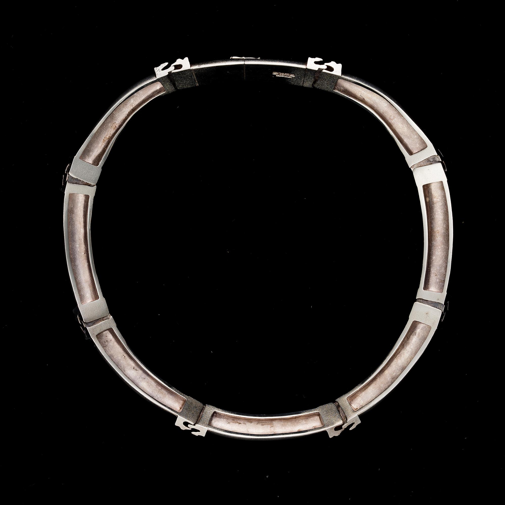 BJÖRN WECKSTRÖM, collier "Delos", silver. Lapponia 1987.