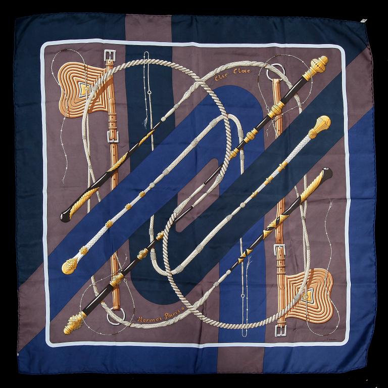SCARF, siden, "Clic Clouc", J. Abadie, Hermès, Paris, 1900-talets fjärde kvartal.