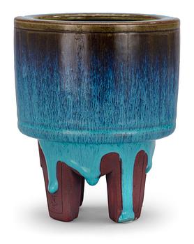 805. A Wilhelm Kåge 'Farsta' vase, Gustavsberg studio 1960.