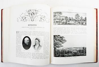 "Svenska slott och herresäten vid 1900-talets början", 5 vol,  Stockholm 1908-14; samt Ny följd 3 vol, Stockholm 1918-23.