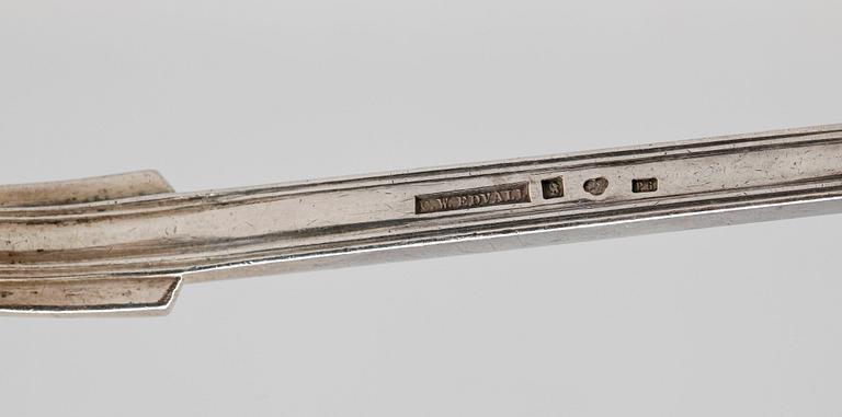 SOPPSLEV, silver, C V Edvall, 1896. Vikt ca 260 gram.