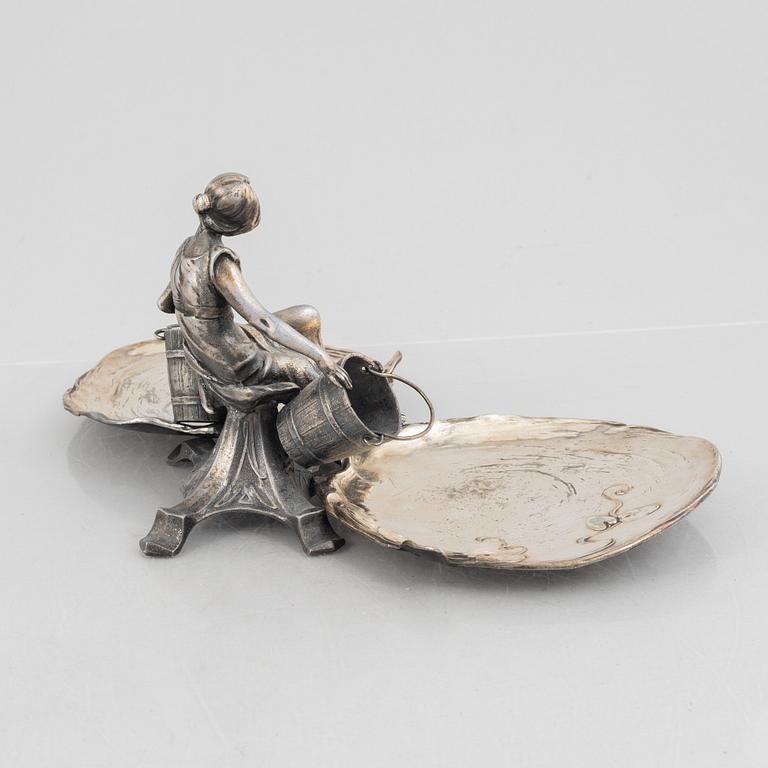 An Art Nouveau table decoration, early 20th Century.