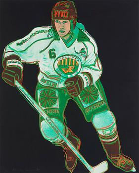 429. Andy Warhol, "Frölunda hockey player".