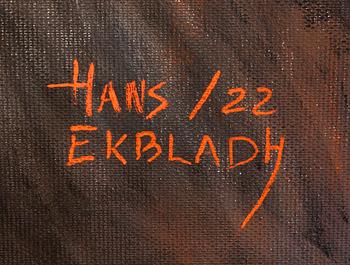 Hans Ekbladh, oil on canvas signed and dated 22.