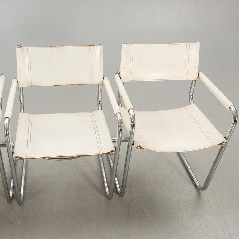 Mart Stam,  karmstolar 4 st "Cantilever", Jox Interni 1990-tal.