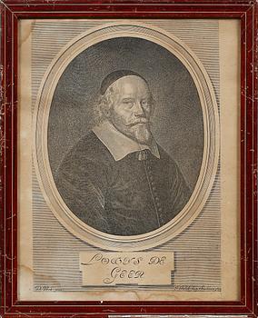 KOPPARSTICK, 3 st, 1700/1800-tal.