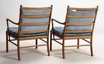 KARMSTOLAR, "Colonial chair", Ole Wancher, Danmark,