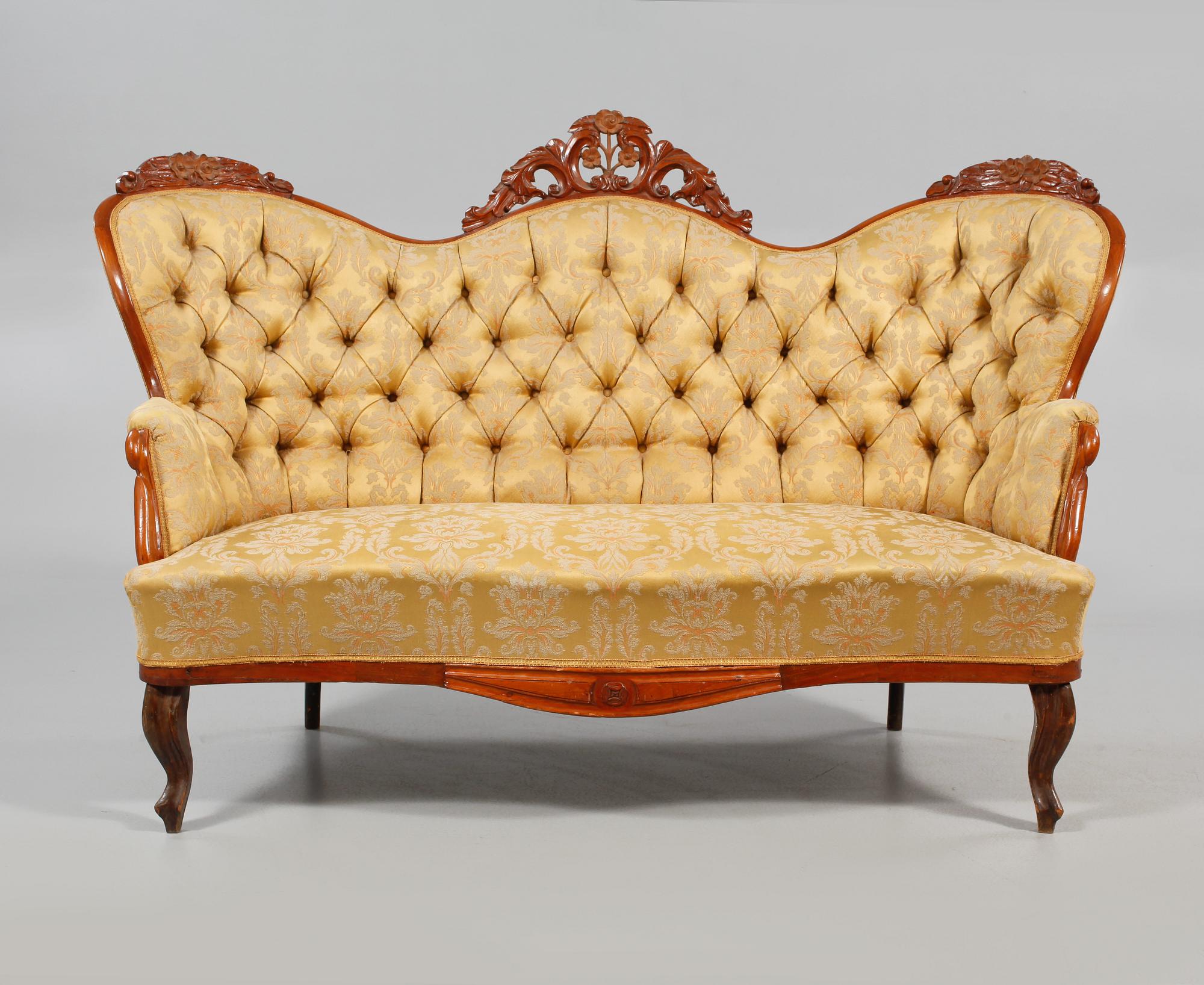 SOFFA, nyrokoko, 1800-tal.