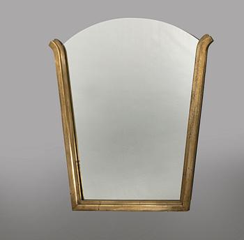 SPEGEL, mässing. Art Deco.