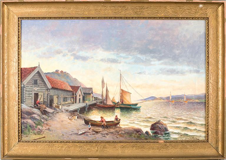 JOHNNY MILLAR, oil on canvas, signed.