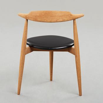 HANS J WEGNER, stol, "Hjertestolen", Fritz Hansen, Danmark, 1950-tal.