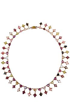 497. A GEMSTONE COLLIER.