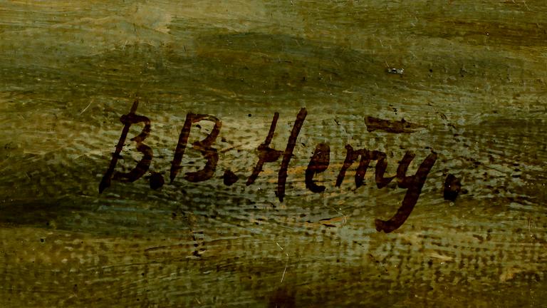 BERNARD BENEDICT HEMY, olja på duk, sign.