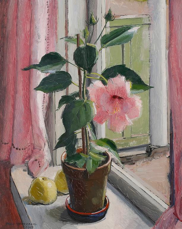 OLLE HJORTZBERG, oil on canvas, signed and dated 1941.