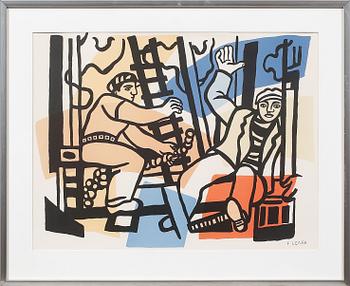 Fernand Léger · FERNAND LÉGER, litografi, signerad i tryck.