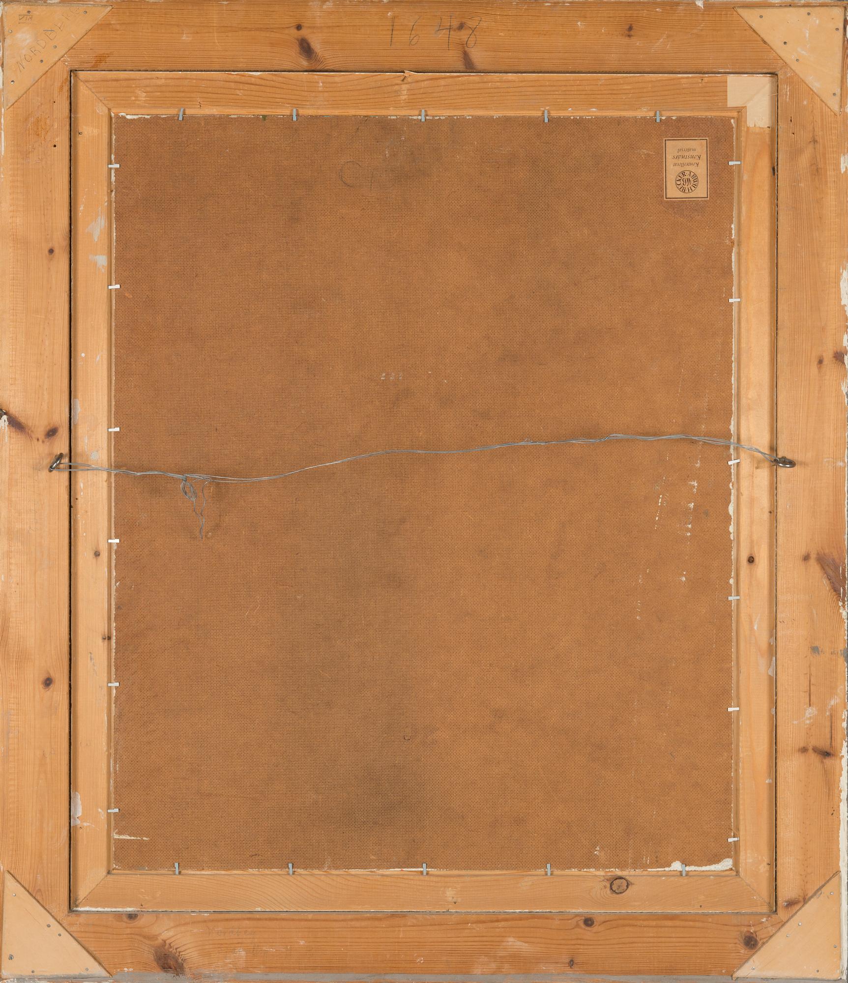 Birger Carlstedt, Kukkia maljakossa ikkunan äärellä.