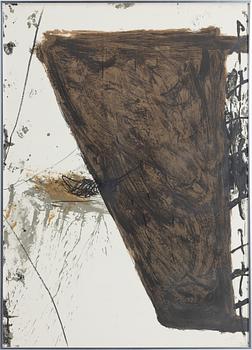 Antoni Tàpies, "Marron diagonale".