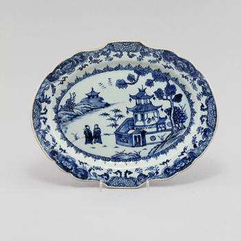 STEKFAT, porslin, Kina, 1700-tal.