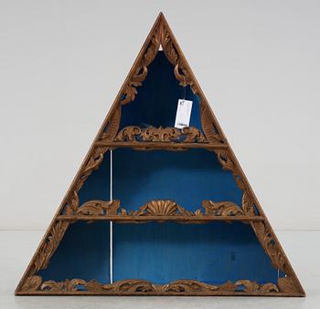 VÄGGHYLLA, Danmark, 1800-tal.