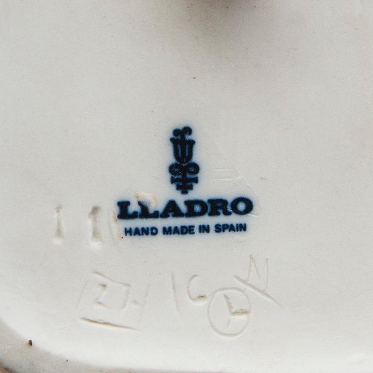 Figure Lladro Spain late 20th century porcelain.