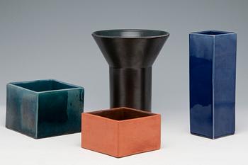 713. Heidi Blomstedt, A SET OF VASES, 4 PCS.