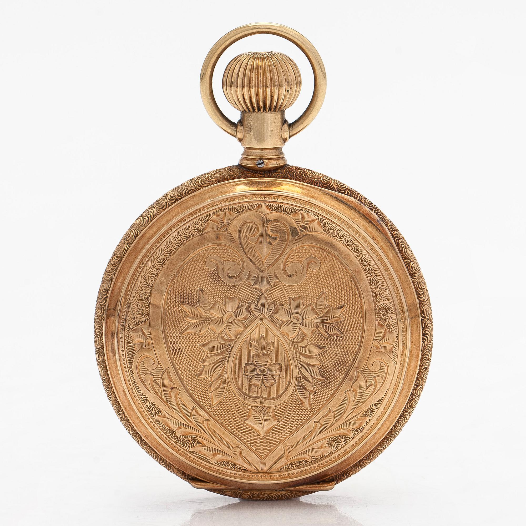 Waltham, fickur, savonett, 56,5 mm.