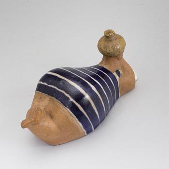 A FIGURE, stoneware, "Beata" Lisa Larson, Gustavsberg.