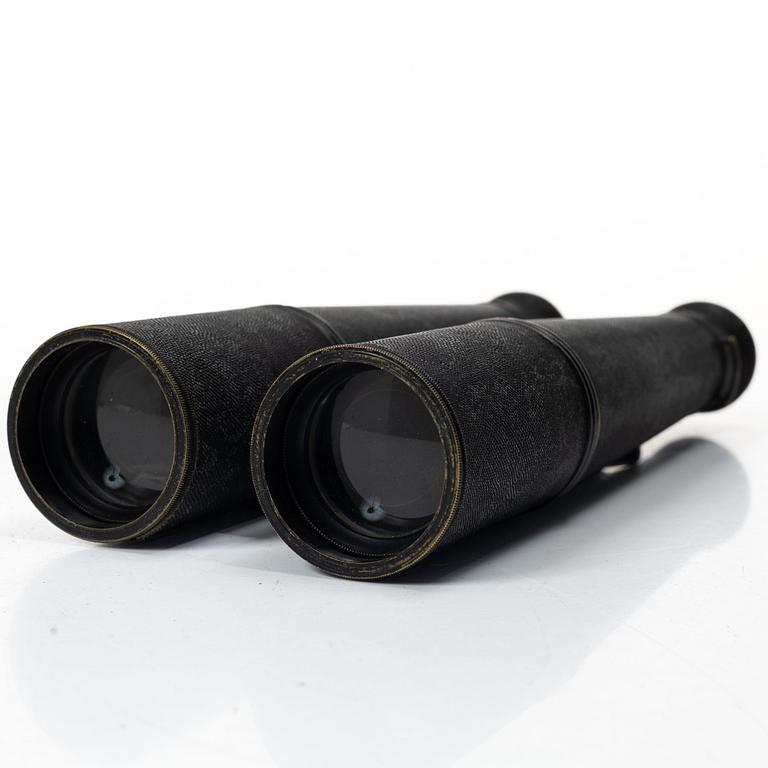 Kikare 2 st, Carl Zeiss Jena DE 10x50 samt en fransk 1800-talskikare.