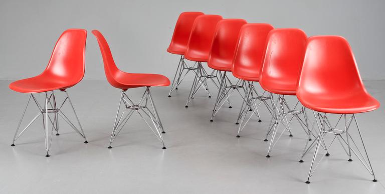 STOLAR, 8st, 'Eiffel tower, DSR', Eames, Vitra. 1900-talest slut.
