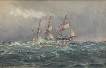 Arvid Ahlberg, Sailing Ship.