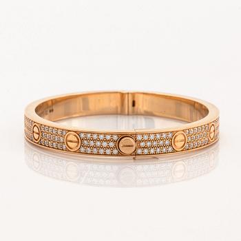 A Cartier "Love" bracelet.