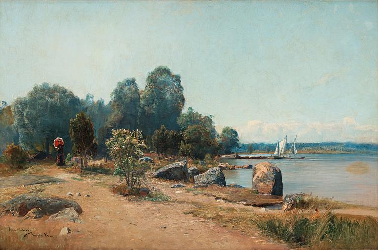 Johan (John) Kindborg, Landscape from Karön, Ronneby in the south of Sweden.