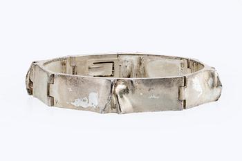 LAPPONIA armband silver "Ceres" design Björn Weckström Finland 1979.