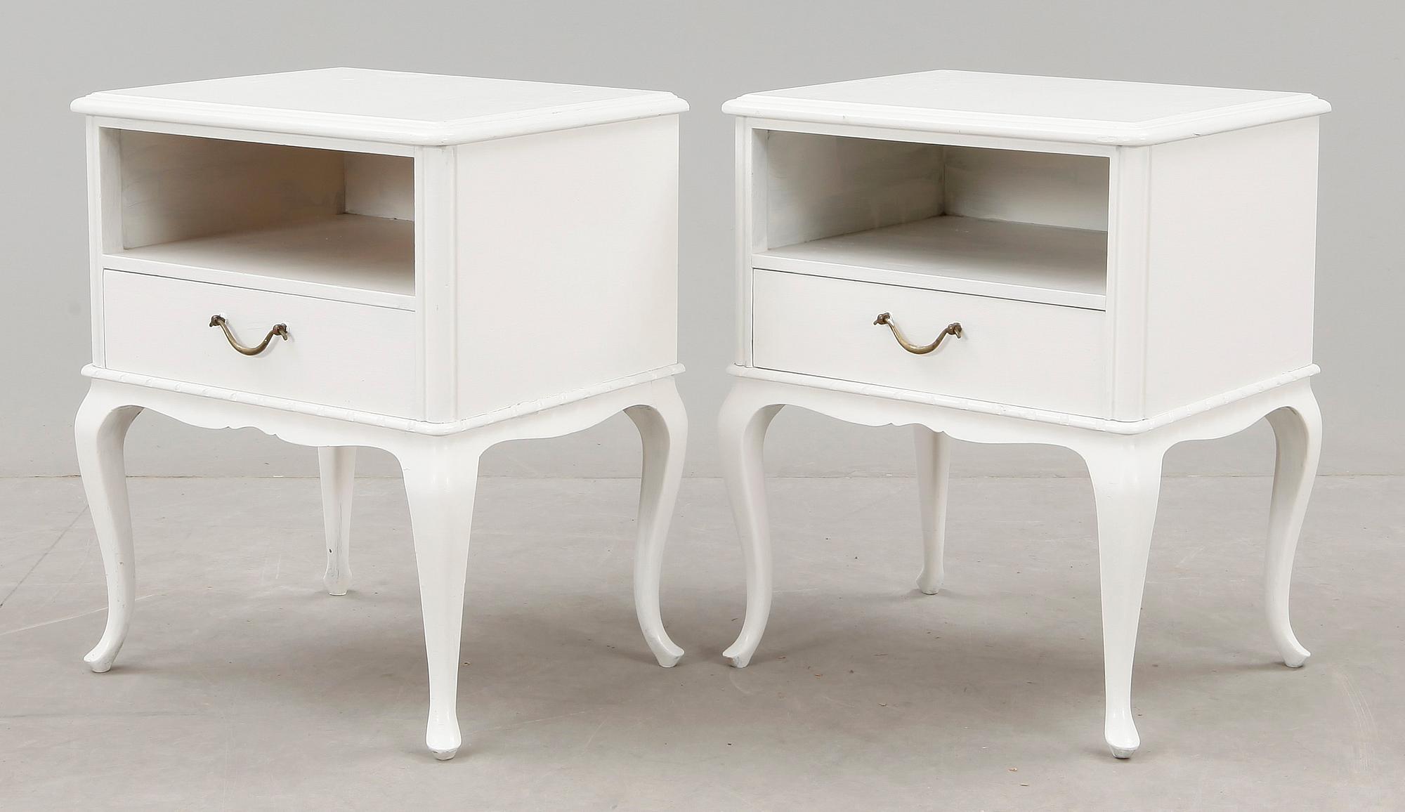 SÄNGBORD, ett par, 1940-tal.