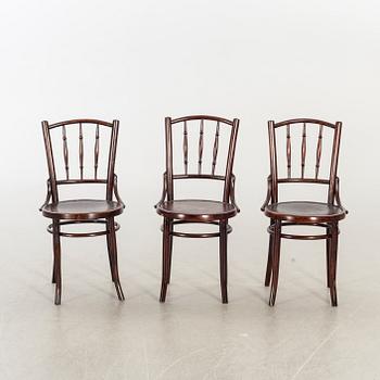 STOLAR, 6 st, mestadels Thonet-Mondus, omkring 1900.