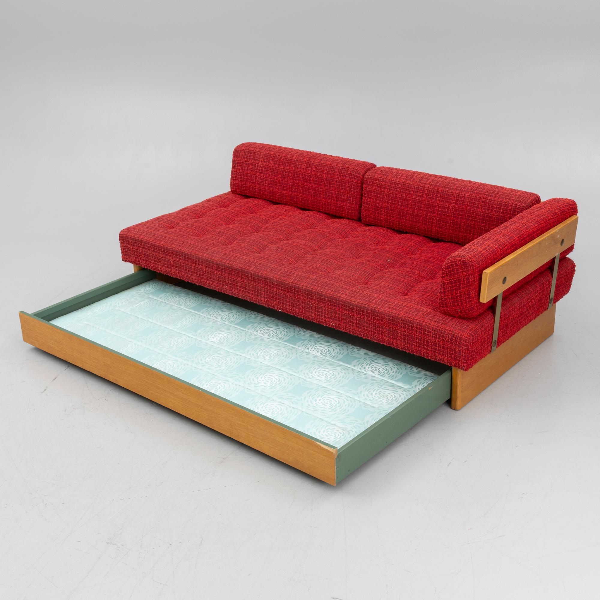 A day bed/sofa bed from Dux, Sweden, 1960's/70's.