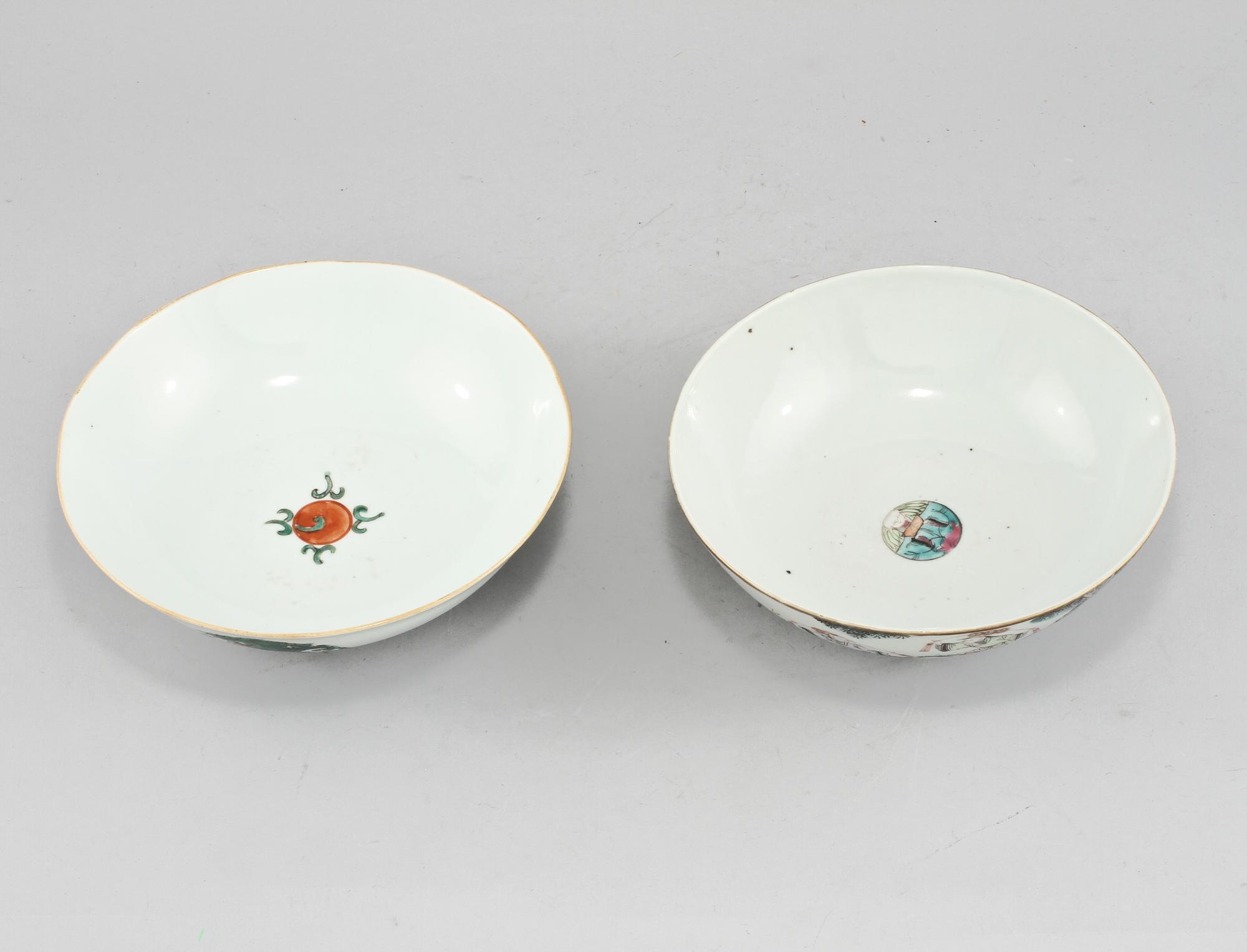 SKÅLAR, 4 st, porslin, Kina, 1900-tal.